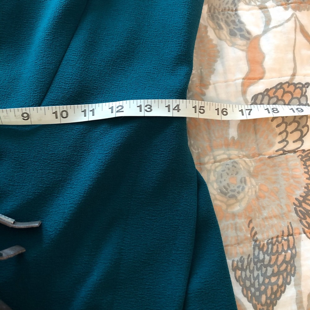 Rachel Zoe Teal Tulip-hem dress - Picture 3 of 8